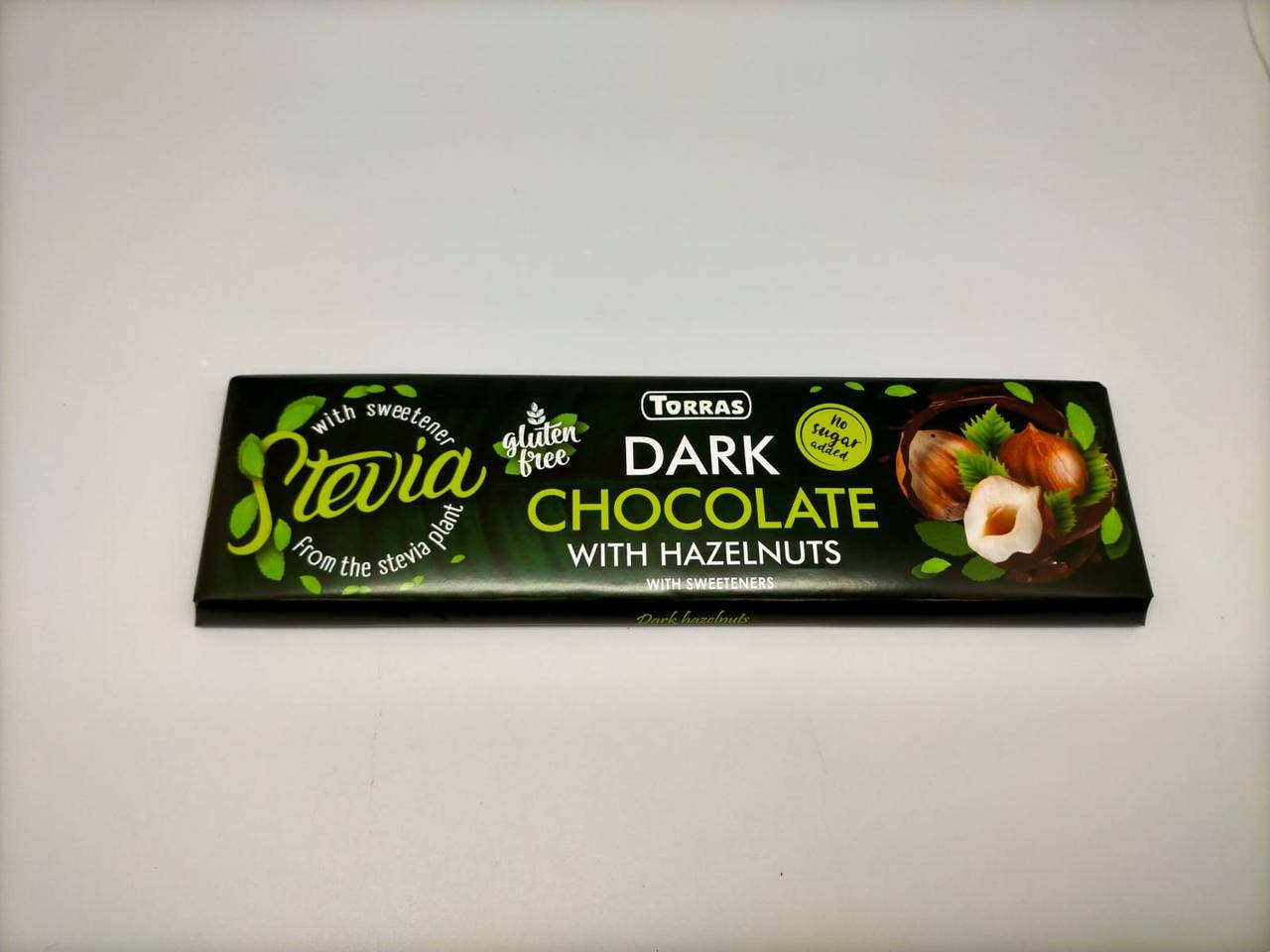 Шоколад темный без сахара и глютена Торрас с фундуком Torras Stevia Dark Huzelnuts 300 г Испания
Шоколад темный без сахара и глютена Торрас с фундуком Torras Stevia Dark Huzelnuts 300 г Испания