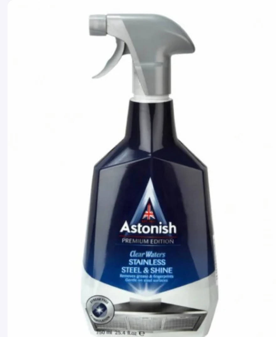 Средство для чистки и полировки изделий из нержавеющей стали Astonish Stainless Steel & Shine, 750 мл
Средство для чистки и полировки изделий из нержавеющей стали Astonish Stainless Steel & Shine, 750 мл