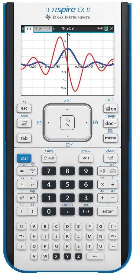 Калькулятор цветных графиков Texas Instruments TI-Nspire CX II с программным обеспечением для учащихся ПК/Mac
Калькулятор цветных графиков Texas Instruments TI-Nspire CX II с программным обеспечением для учащихся ПК/Mac