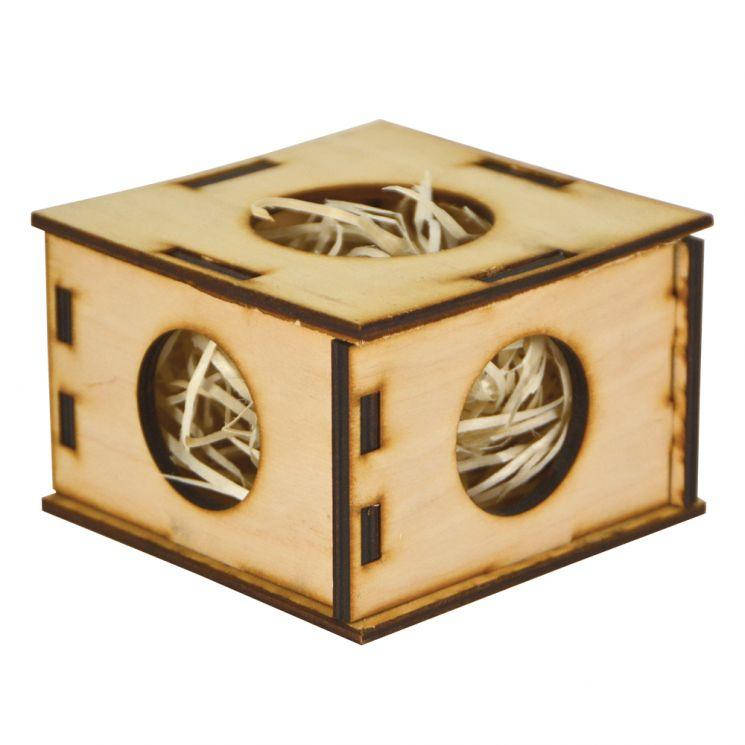 Гнездовой ящик для хомяка Лори 12*12*7см 
Гнездовой ящик для хомяка Лори 12*12*7см