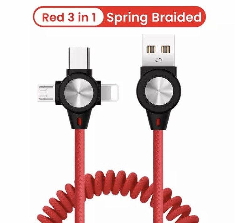 3 В 1 USB-кабель для мобильного телефона Micro USB тип C8 Pin зарядный кабель для iPhone 12 XS XR зарядки Kabl, Красный
3 В 1 USB-кабель для мобильного телефона Micro USB тип C8 Pin зарядный кабель для iPhone 12 XS XR зарядки Kabl, Красный