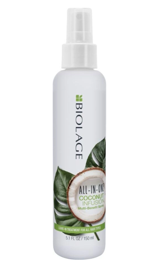 Мультифункциональный спрей-уход для волос Matrix Biolage All-in-One Coconute Infusion Spray 150 мл
Мультифункциональный спрей-уход для волос Matrix Biolage All-in-One Coconute Infusion Spray 150 мл