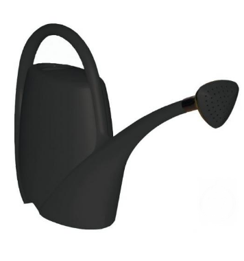 Лейка Spring Plastkon 4,5 л антрацит 116563
