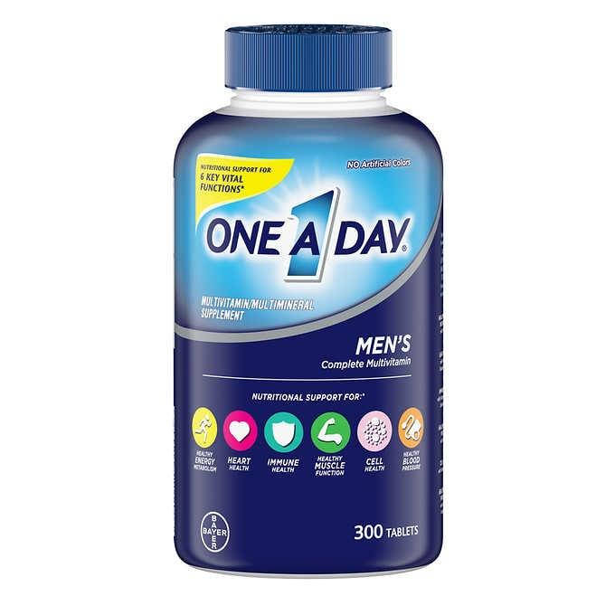 Витамины для мужчин One A Day Men's добавка с витамином A, B6, C, D, E для поддержки здоровья 300 шт.
Витамины для мужчин One A Day Men's добавка с витамином A, B6, C, D, E для поддержки здоровья 300 шт.