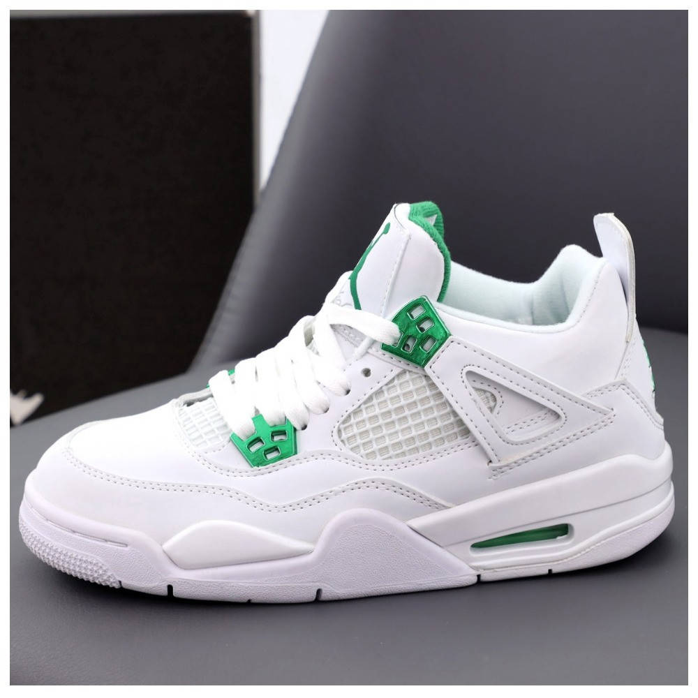 Мужские / женские кроссовки Nike Air Jordan 4 Retro White Green, белые кожаные найк аир джордан 4 ретро, Белый
Мужские / женские кроссовки Nike Air Jordan 4 Retro White Green, белые кожаные найк аир джордан 4 ретро, Белый