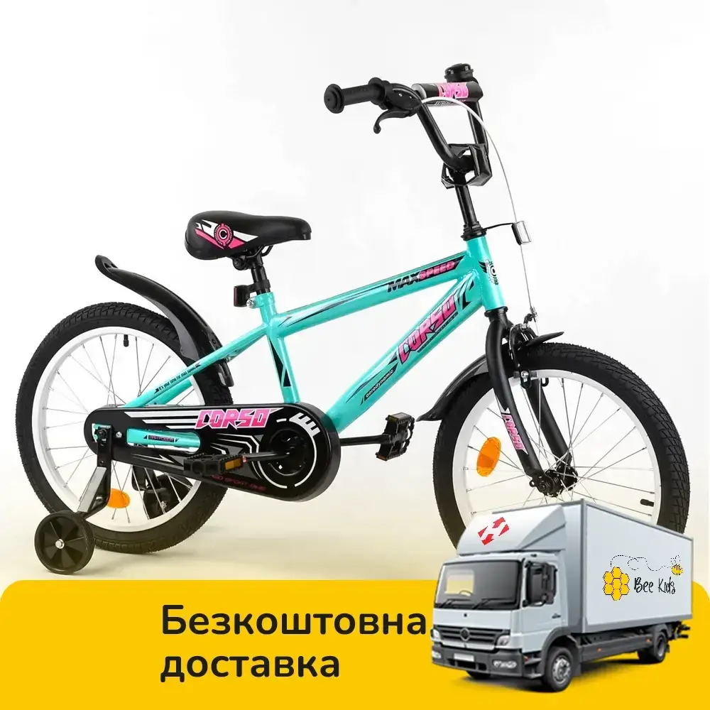 Велосипед двухколесный детский 18 дюймов Corso Aerodynamic EX-18 N 1102 Мятный (75% сборки), Бирюзовый
Велосипед двухколесный детский 18 дюймов Corso Aerodynamic EX-18 N 1102 Мятный (75% сборки), Бирюзовый