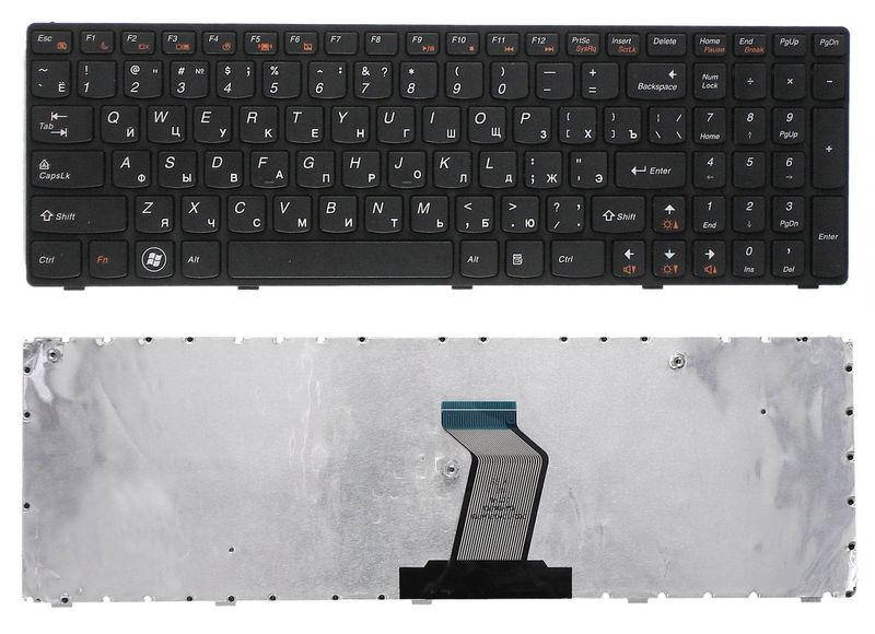 Клавиатура для ноутбука Lenovo IdeaPad (Z560, Z565, G570, G770) Black, (Black Frame), RU, Черный
Клавиатура для ноутбука Lenovo IdeaPad (Z560, Z565, G570, G770) Black, (Black Frame), RU, Черный