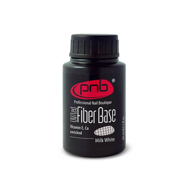 PNB UV/LED Fiber Base White Milk - основа, база с нейлоновыми волокнами, молочная, 30 мл
PNB UV/LED Fiber Base White Milk - основа, база с нейлоновыми волокнами, молочная, 30 мл
