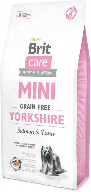 Brit Care Sensitive Grain Free yorkshire 7 кг корм для собак породы йоркширский терьер с лососем
Brit Care Sensitive Grain Free yorkshire 7 кг корм для собак породы йоркширский терьер с лососем