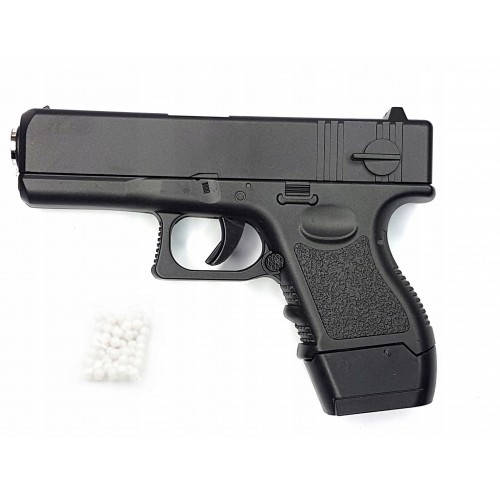 Игрушечный металлический пистолет Galaxy G16 Glock 17 mini (Глок 17 мини), страйкбол, Черный
Игрушечный металлический пистолет Galaxy G16 Glock 17 mini (Глок 17 мини), страйкбол, Черный