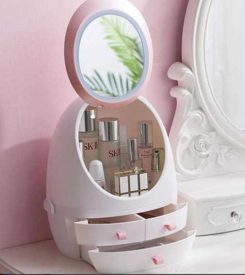 Косметическое сенсорное настольное зеркало-органайзер MakeupBox с LED подсветкой по кругу для макияжа Белый
Косметическое сенсорное настольное зеркало-органайзер MakeupBox с LED подсветкой по кругу для макияжа Белый
