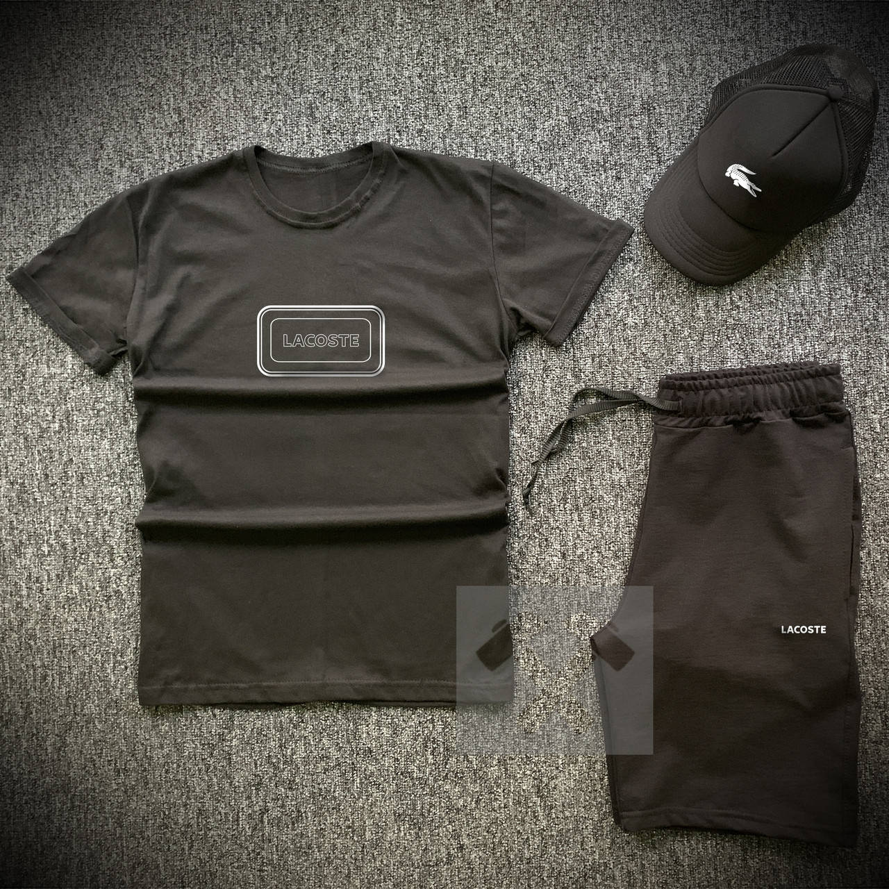 Спортивный костюм мужской летний Lacoste x black | Комплект мужской Лакоста Футболка + Шорты ЛЮКС качества, Черный
Спортивный костюм мужской летний Lacoste x black | Комплект мужской Лакоста Футболка + Шорты ЛЮКС качества, Черный