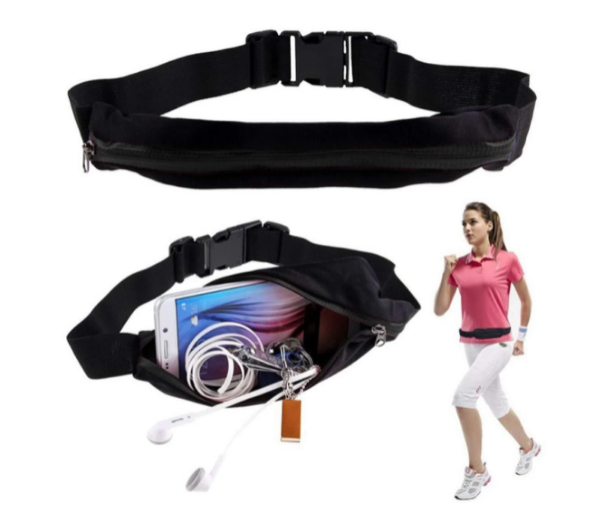 Сумка на пояс спортивная, сумка для бега чехол Runbag черный 
Сумка на пояс спортивная, сумка для бега чехол Runbag черный