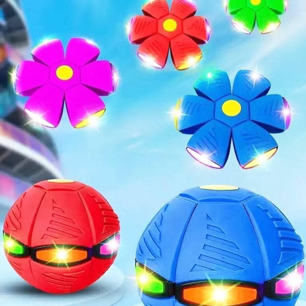 Летающий складной мяч игровой фрисби трансформер с LED подсветкой Phlat Ball плоский НЛО
Летающий складной мяч игровой фрисби трансформер с LED подсветкой Phlat Ball плоский НЛО