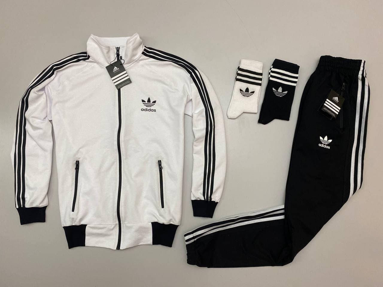 Спортивный костюм мужской Adidas (Адидас) + Подарок весенний осенний белый | Комплект Олимпийка + Штаны
Спортивный костюм мужской Adidas (Адидас) + Подарок весенний осенний белый | Комплект Олимпийка + Штаны