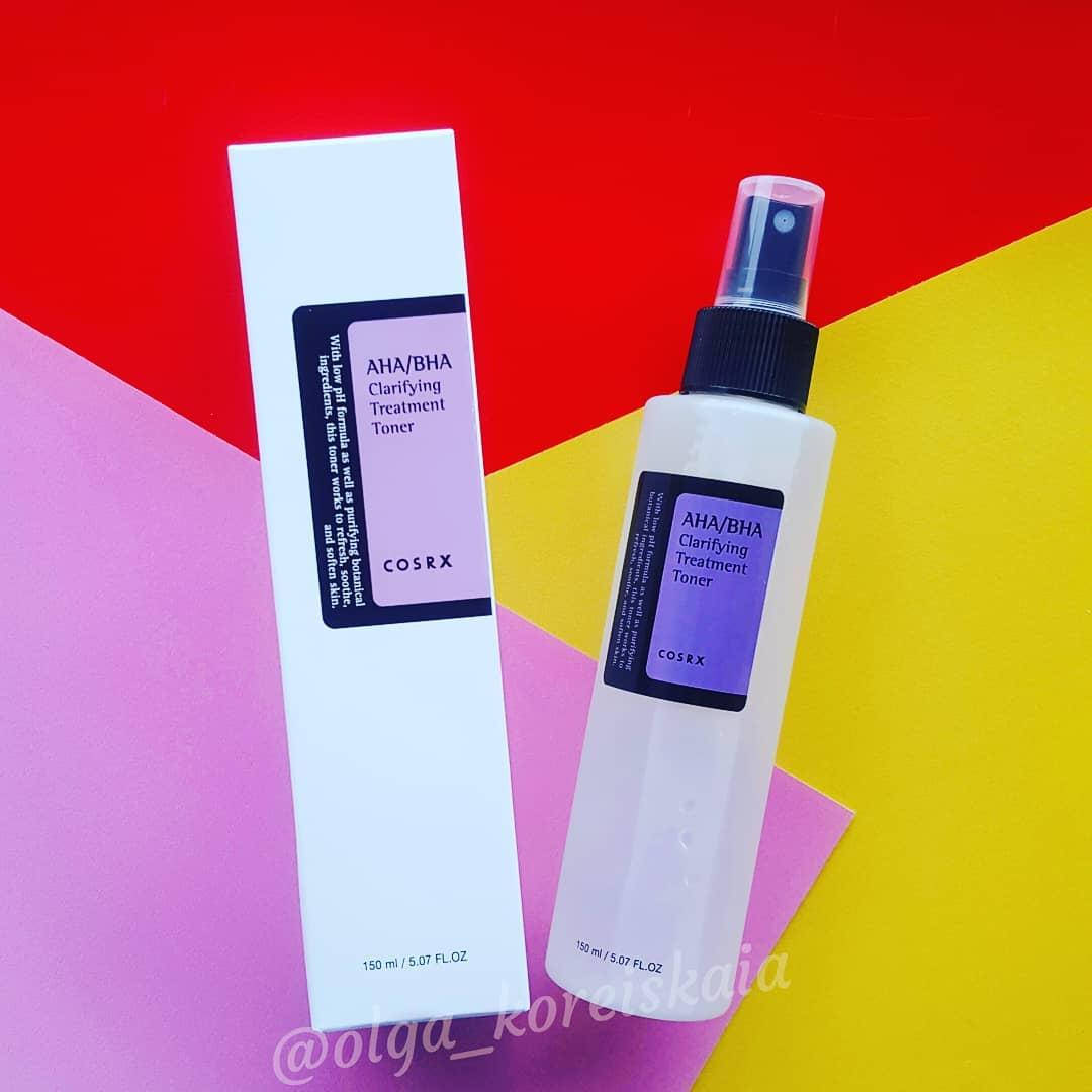 Очищающий лечебный тонер с AHA и BHA-кислотами COSRX AHA/BHA Clarifying Treatment Toner 150мл
Очищающий лечебный тонер с AHA и BHA-кислотами COSRX AHA/BHA Clarifying Treatment Toner 150мл