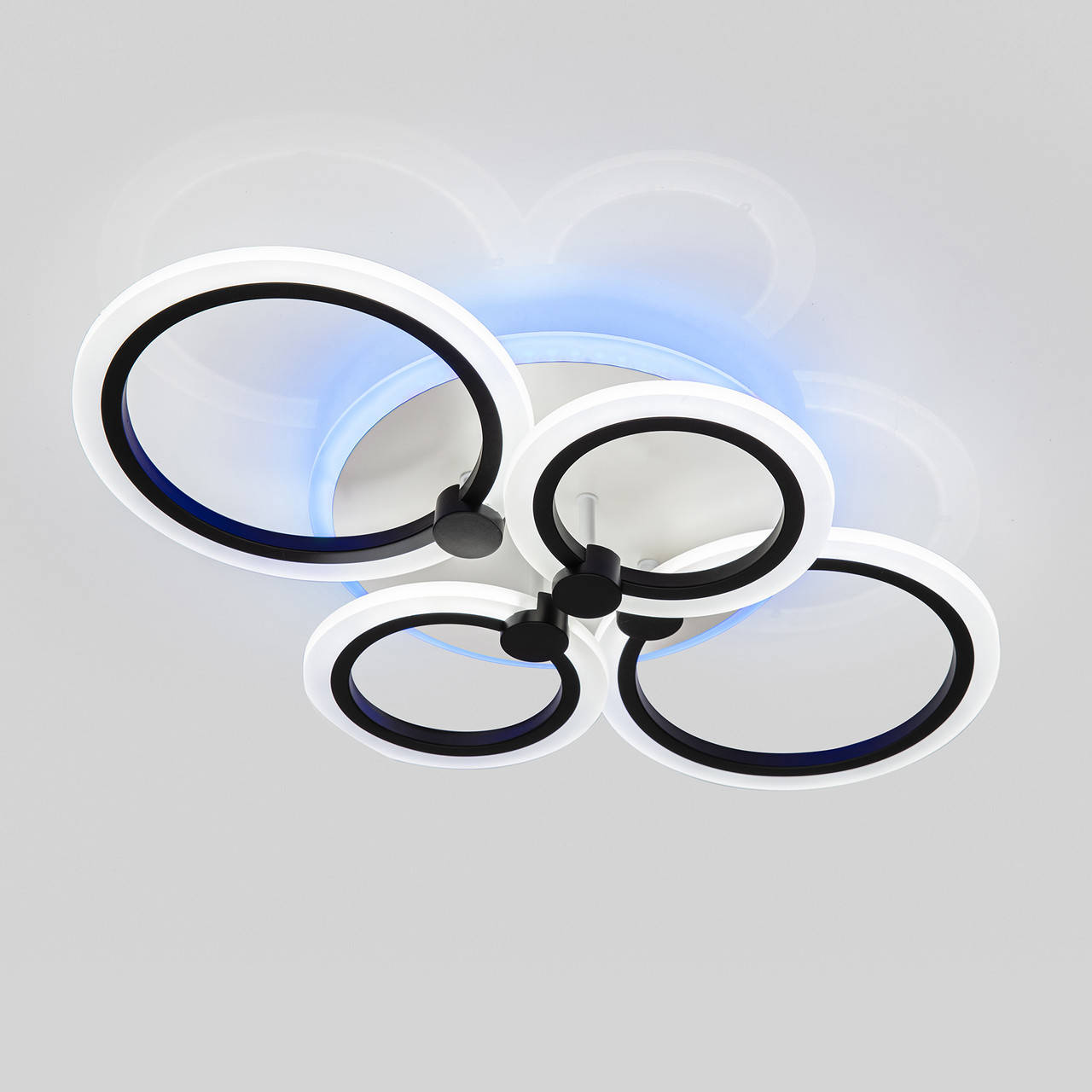 Светодиодная люстра черная 1126/4Bk Люстра с пультом, Белый 
Светодиодная люстра черная 1126/4Bk Люстра с пультом, Белый