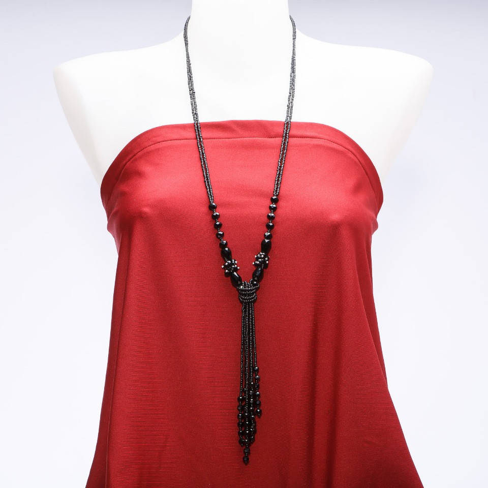 Бусы длинные "Магдалена" "чешский хрусталь", бисер L-50см 
Бусы длинные "Магдалена" "чешский хрусталь", бисер L-50см