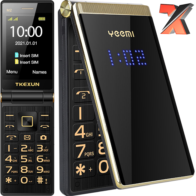 Бабушкофон-раскладушка Tkexun M2 Gold/Black/Red, Громкий телефон раскладушка для пожилых Yeemi M2-C, 5900 mAh, Красный
Бабушкофон-раскладушка Tkexun M2 Gold/Black/Red, Громкий телефон раскладушка для пожилых Yeemi M2-C, 5900 mAh, Красный