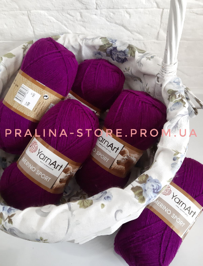 Полушерстяная пряжа Мерино спорт цвета Фуксия YARNART MERINO SPORT 50% шерсть / 50% акрил
Полушерстяная пряжа Мерино спорт цвета Фуксия YARNART MERINO SPORT 50% шерсть / 50% акрил