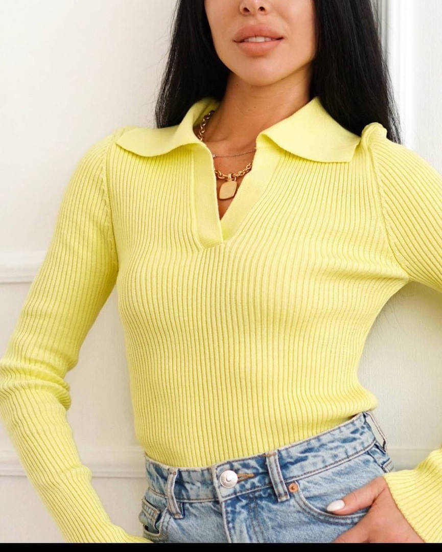 Супермодная женская кофточка поло в рубчик размер универсальный 42-46 (расцветки)
Супермодная женская кофточка поло в рубчик размер универсальный 42-46 (расцветки)