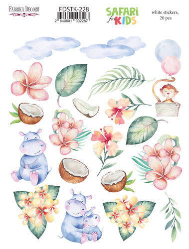 Наклейки - Safari for kids - #228 - Fabrika Decoru
Наклейки - Safari for kids - #228 - Fabrika Decoru