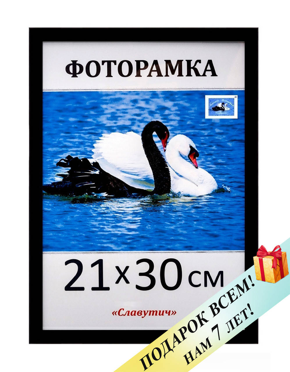 Фоторамка пластиковая А4 21х30, черная. Рамка для фото дипломов сертификатов грамот. Код 1611-101, Черный
Фоторамка пластиковая А4 21х30, черная. Рамка для фото дипломов сертификатов грамот. Код 1611-101, Черный