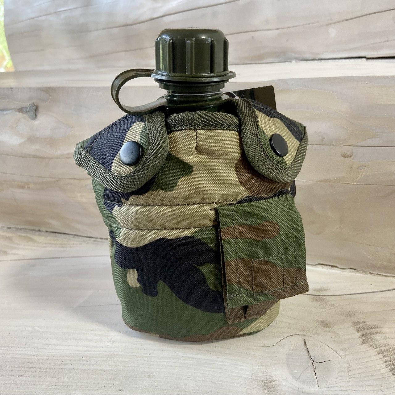 Фляга Mil-Tec с Котелком в Чехле (Мультикам)
Фляга Mil-Tec с Котелком в Чехле (Мультикам)