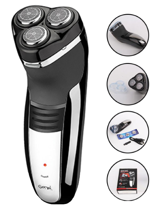 Электробритва Gemei GM 7300 - Бритва аккумуляторная роторная с триммером (b91)
Электробритва Gemei GM 7300 - Бритва аккумуляторная роторная с триммером (b91)