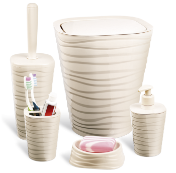 Набор для ванной комнаты planet welle 5 предметов кремовый
Набор для ванной комнаты planet welle 5 предметов кремовый