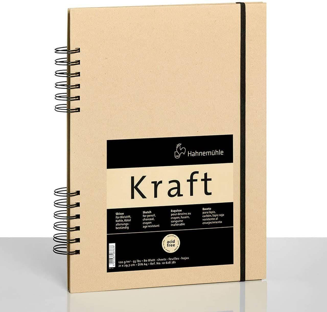 Скетчбук на спирали Hahnemuhle "Kraft Paper Sketch Book" 20 листов / 40 страниц А5 (120 г/м²)
Скетчбук на спирали Hahnemuhle "Kraft Paper Sketch Book" 20 листов / 40 страниц А5 (120 г/м²)