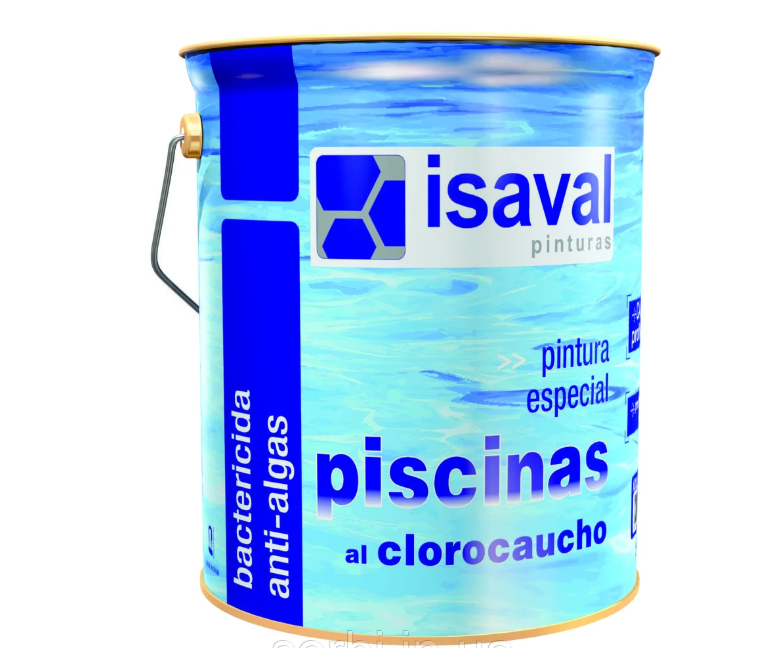 Краска ISAVAL хлоркаучуковая для бассейнов 4 л голубой - для бассейнов, прудов и резервуаров
Краска ISAVAL хлоркаучуковая для бассейнов 4 л голубой - для бассейнов, прудов и резервуаров