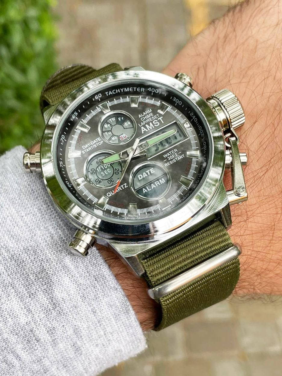 Спортивные мужские часы AMST 3003C Silver-Black армейские наручные часы для военных тактические с подсветкой
Спортивные мужские часы AMST 3003C Silver-Black армейские наручные часы для военных тактические с подсветкой