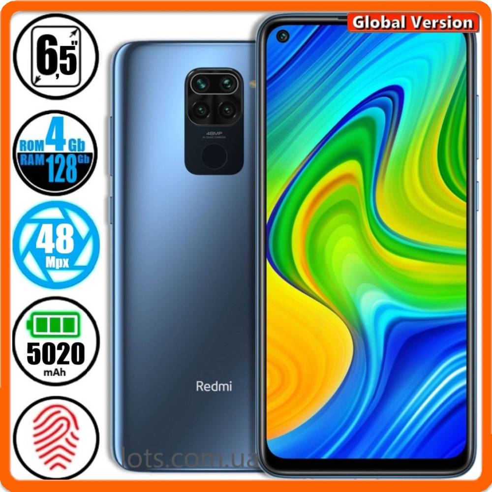 Смартфон Xiaomi Redmi Note 9 NFC (4/128GB) Grey - Global Version + Подарок Защитное Стекло, Серый
Смартфон Xiaomi Redmi Note 9 NFC (4/128GB) Grey - Global Version + Подарок Защитное Стекло, Серый