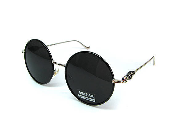 Черные круглые очки стильные солнцезащитные Avatar, Черный
Черные круглые очки стильные солнцезащитные Avatar, Черный
