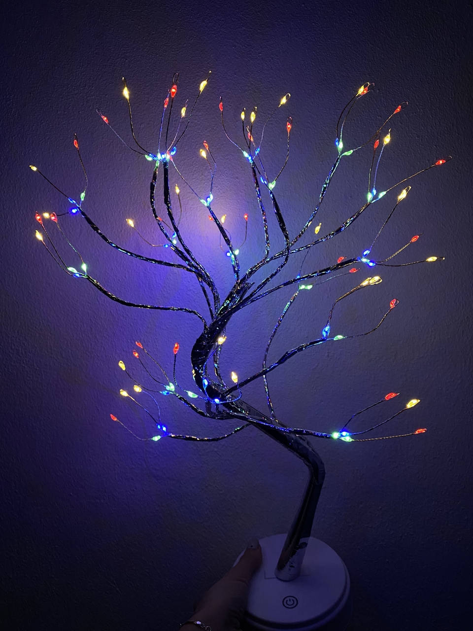 Светильник-ночник “Разноцветное Дерево Бонсай” серебристого цвета с LED подсветкой, настольная лампа для дома, Серебристый
Светильник-ночник “Разноцветное Дерево Бонсай” серебристого цвета с LED подсветкой, настольная лампа для дома, Серебристый