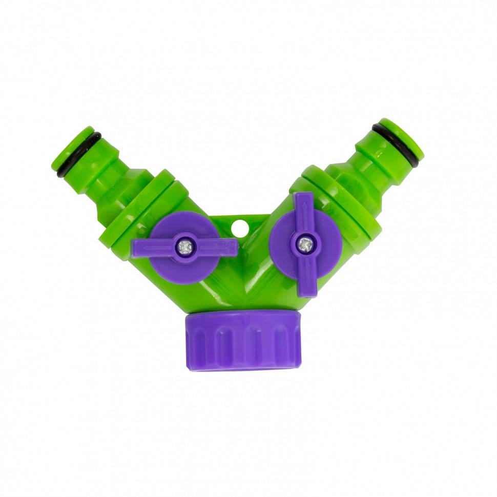 Розгалуджувач 2-канальний, регульований, зі штуцерами, PALISAD 
Розгалуджувач 2-канальний, регульований, зі штуцерами, PALISAD