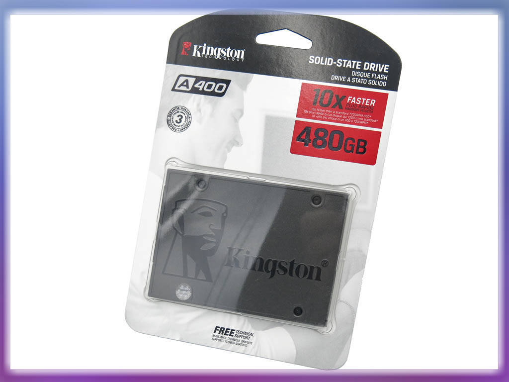 SSD 2.5" 480GB Kingston SATAIII TLC SSDNow A400, Box (SA400S37/480G) 7мм, Чтение: 500 МБ/с, Запись: 450 МБ/с
SSD 2.5" 480GB Kingston SATAIII TLC SSDNow A400, Box (SA400S37/480G) 7мм, Чтение: 500 МБ/с, Запись: 450 МБ/с