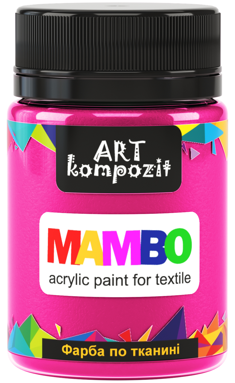 Фарба по світлій та темній тканині ФЛУОРЕСЦЕНТНИЙ РОЖЕВИЙ, 50мл, MAMBO "ART Kompozit", Розовый
Фарба по світлій та темній тканині ФЛУОРЕСЦЕНТНИЙ РОЖЕВИЙ, 50мл, MAMBO "ART Kompozit", Розовый