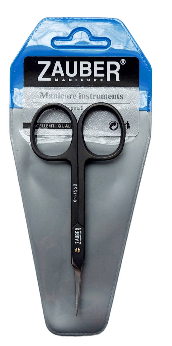 Ножницы для кутикулы 22 мм. Zauber для кожи 
Ножницы для кутикулы 22 мм. Zauber для кожи