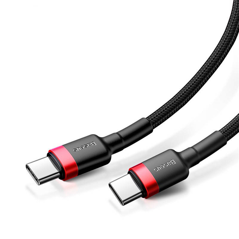 Кабель USB Type-C to Type-C Baseus Cafule Series PD2.0 3А CATKLF-G91 (Черный/Красный, 1м)
Кабель USB Type-C to Type-C Baseus Cafule Series PD2.0 3А CATKLF-G91 (Черный/Красный, 1м)