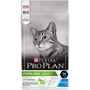 Purina Pro Plan Sterilised Rabbit ПРО план проплан корм для стерилизованных кошек с кроликом, 10 кг.
Purina Pro Plan Sterilised Rabbit ПРО план проплан корм для стерилизованных кошек с кроликом, 10 кг.