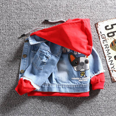 Детская джинсовая демисезонная куртка на мальчика, Белый
Детская джинсовая демисезонная куртка на мальчика, Белый