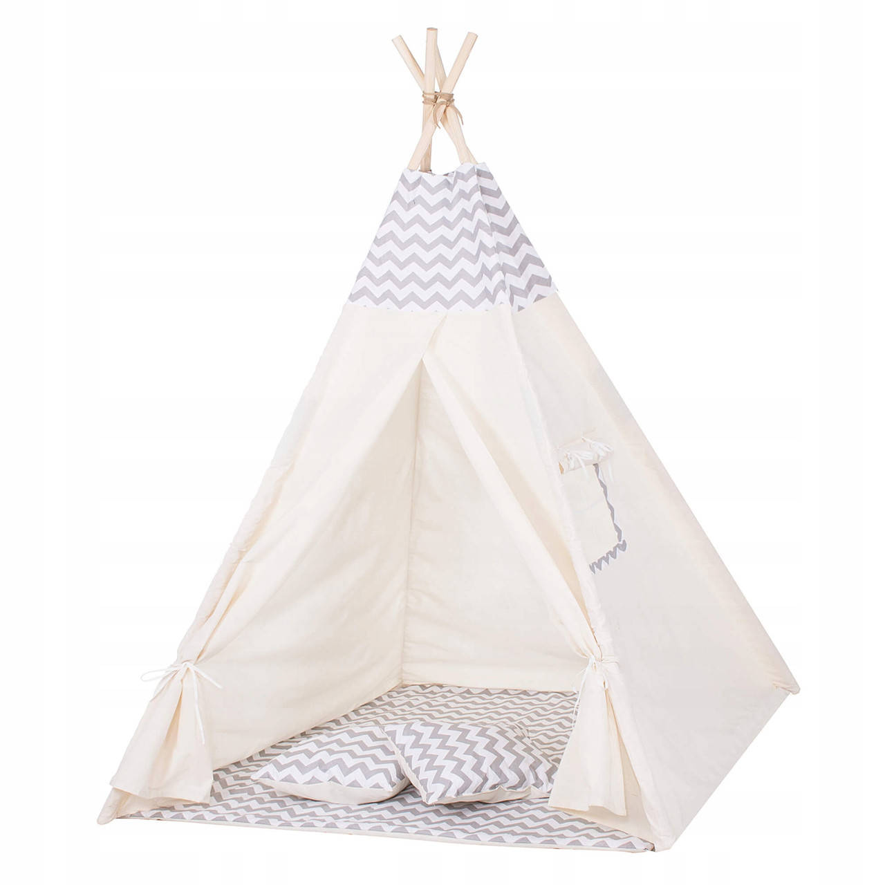 Детская палатка домик (вигвам) Springos Tipi XXL TIP03 White/Grey. Палатка для детей игровая
Детская палатка домик (вигвам) Springos Tipi XXL TIP03 White/Grey. Палатка для детей игровая