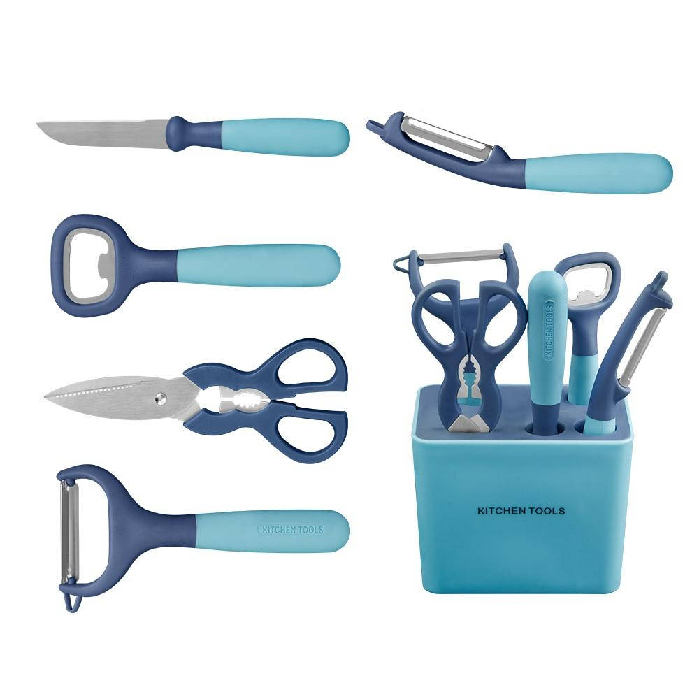 Кухонный набор 6 предметов Kitchen tools / набор кухонных принадлежностей / набор кухонных придметов, Бирюзовый
Кухонный набор 6 предметов Kitchen tools / набор кухонных принадлежностей / набор кухонных придметов, Бирюзовый