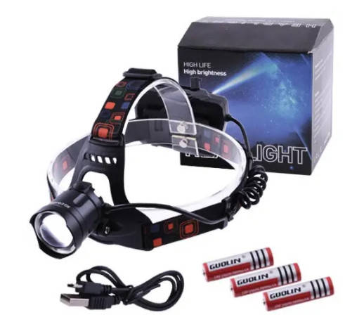 Фонарь налобный Police BL-XQ-218-HP50 zoom + Power bank + microUSB + 3х18650 + 3 режим, Черный
Фонарь налобный Police BL-XQ-218-HP50 zoom + Power bank + microUSB + 3х18650 + 3 режим, Черный