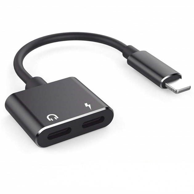 Переходник разветвитель Lightning для iPhone зарядка + наушники Alitek 2 в 1 Metal Black, Черный
Переходник разветвитель Lightning для iPhone зарядка + наушники Alitek 2 в 1 Metal Black, Черный