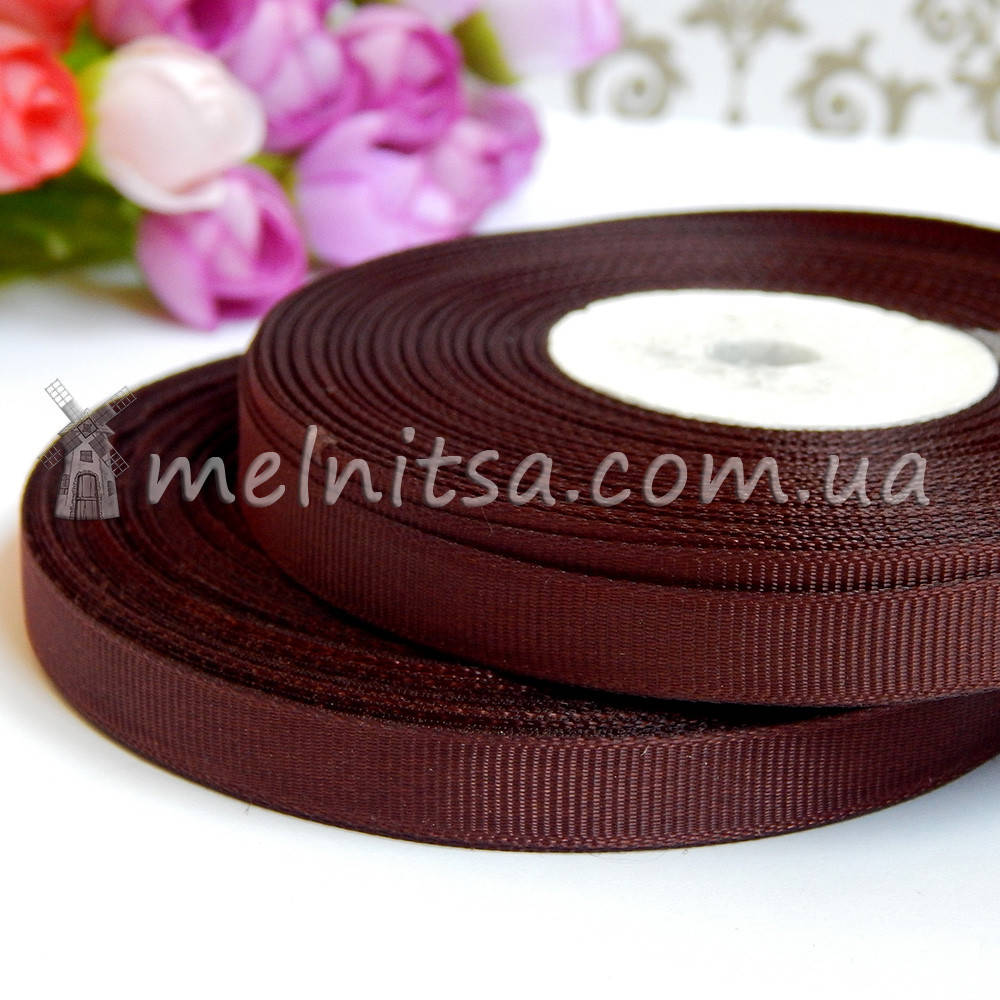 Лента репсовая коричневый, 0,9 см
Лента репсовая коричневый, 0,9 см