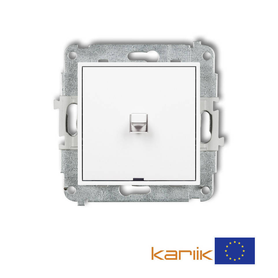 Американский выключатель 1-клавишный Karlik MINI MWPUS -1 белый внутренний 10А 250В (механизм без рамки)
Американский выключатель 1-клавишный Karlik MINI MWPUS -1 белый внутренний 10А 250В (механизм без рамки)