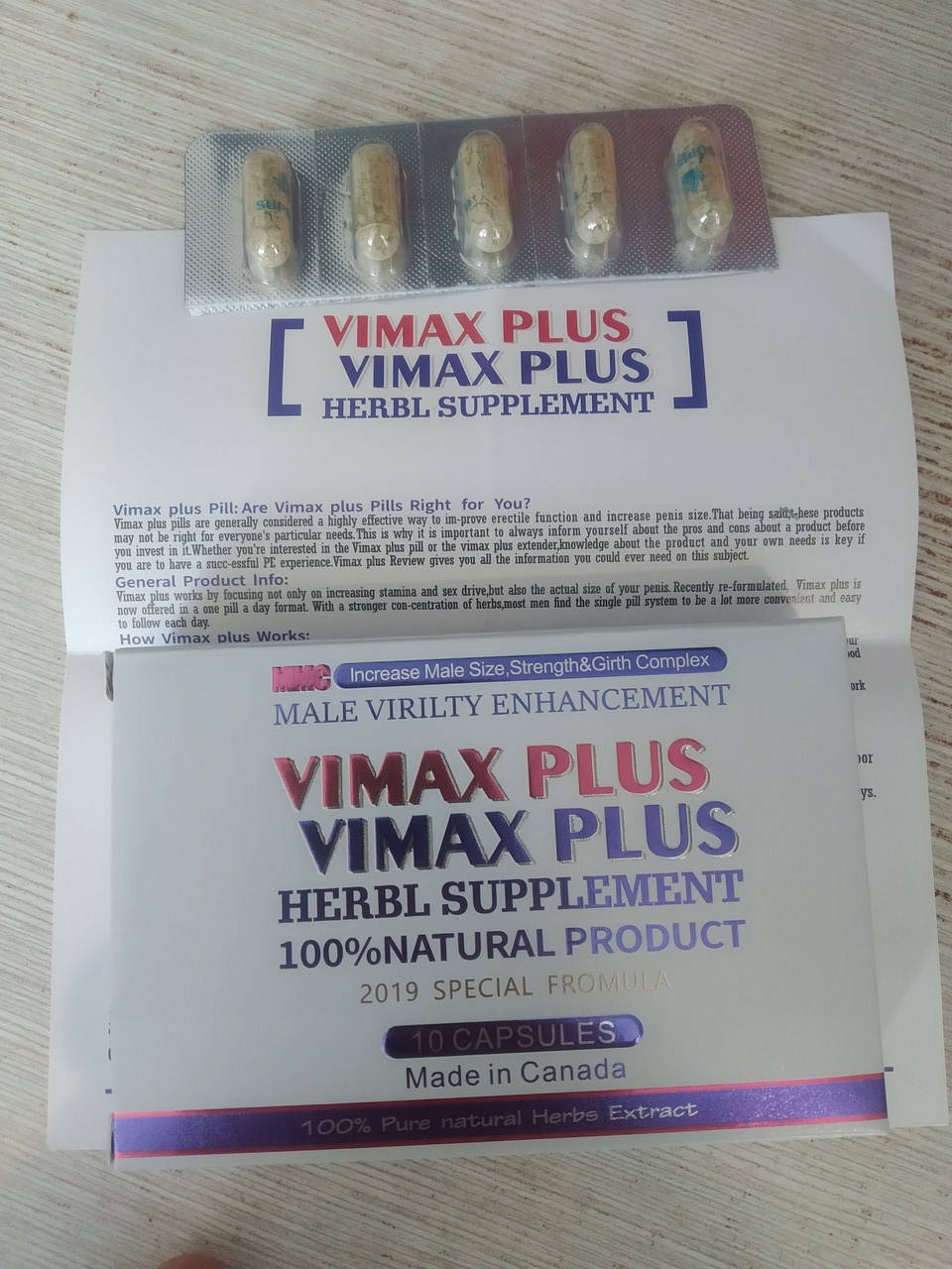 ПРОБНИК! Капсулы для потенции VIMAX PLUS (Вимакс плюс) КАНАДА, 5 капс*600 мг, ПРОВЕРЕН ЛИЧНО 100%
ПРОБНИК! Капсулы для потенции VIMAX PLUS (Вимакс плюс) КАНАДА, 5 капс*600 мг, ПРОВЕРЕН ЛИЧНО 100%